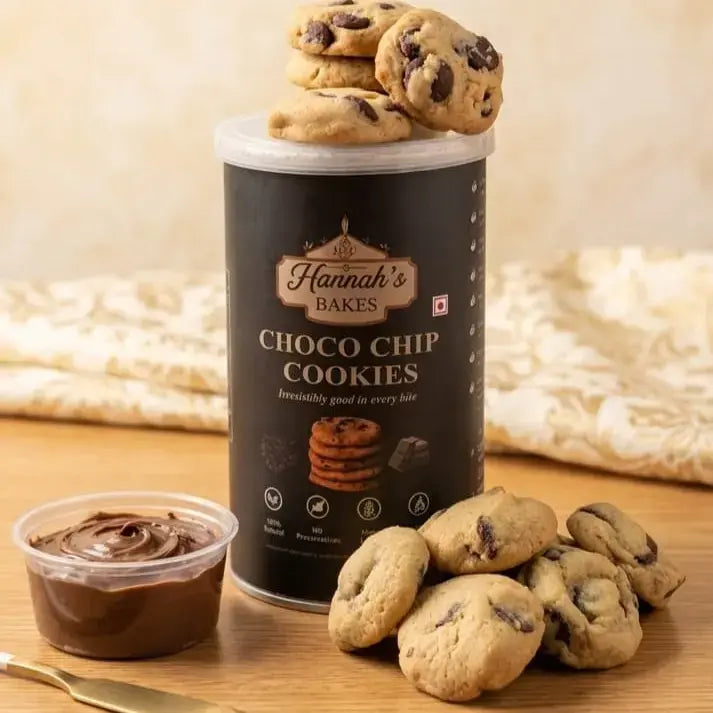 Mini Choco Chip Cookies with Dip (160g Box)